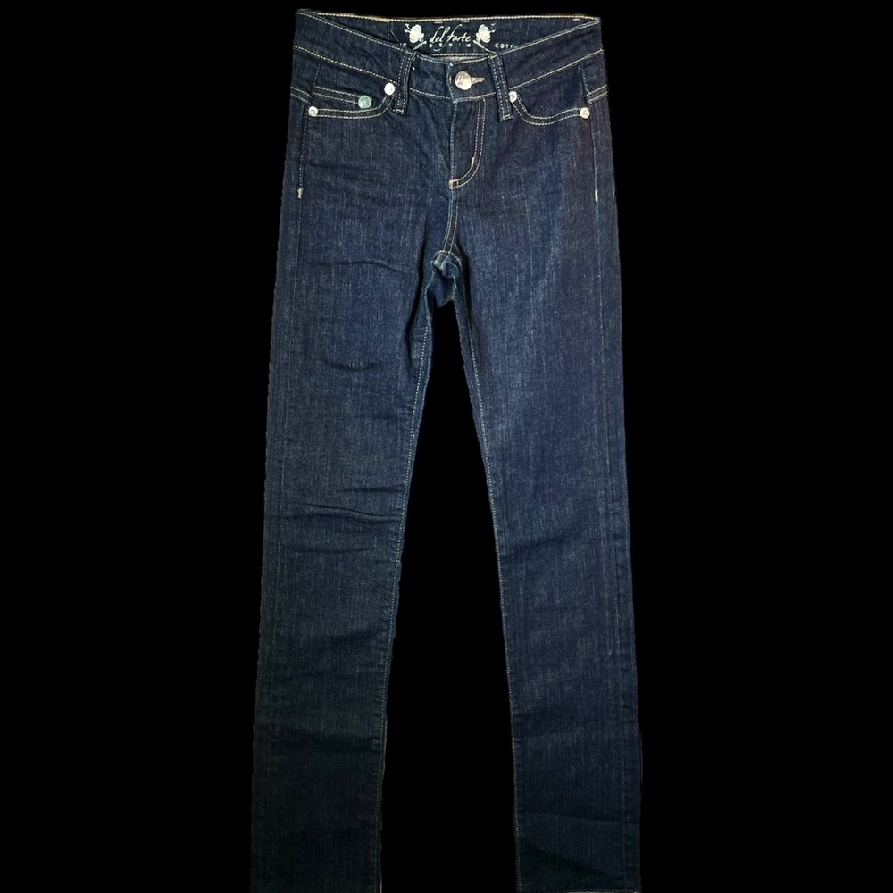 Del Forte - Organic Cotton  - Dark Denim Straight Leg - Size 24
